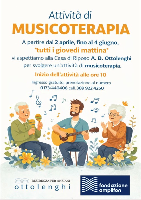 ATTIVITA’ DI MUSICOTERAPIA
