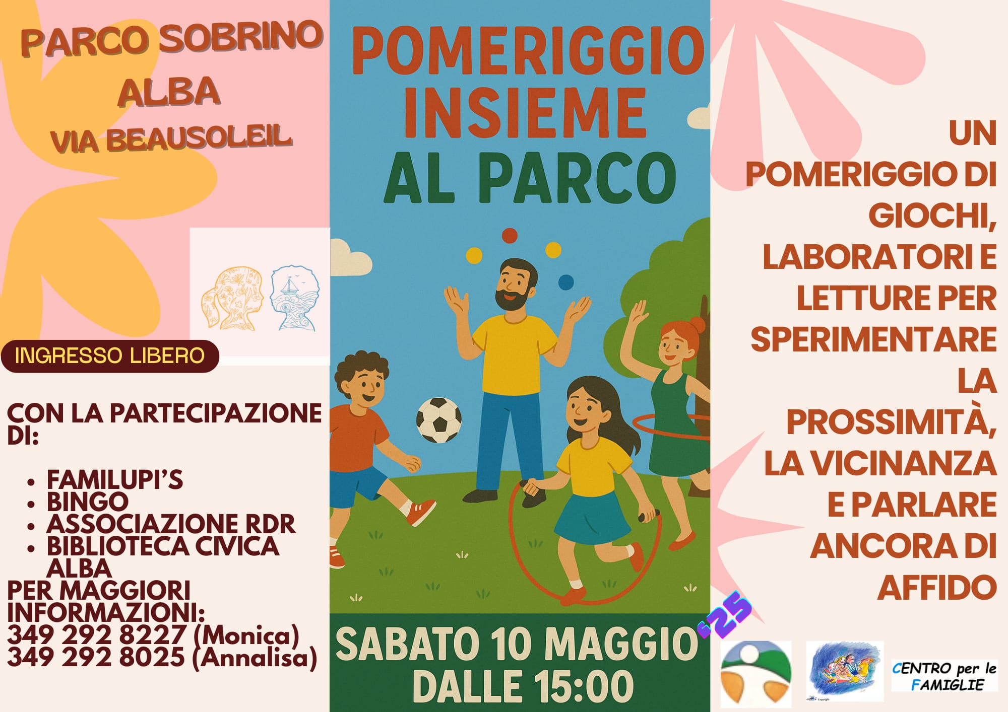 POMERIGGIO INSIEME AL PARCO
