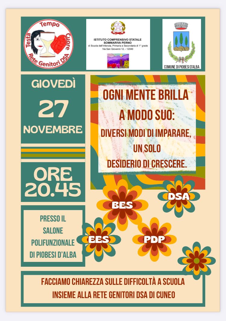 OGNI MENTE BRILLA A MODO SUO