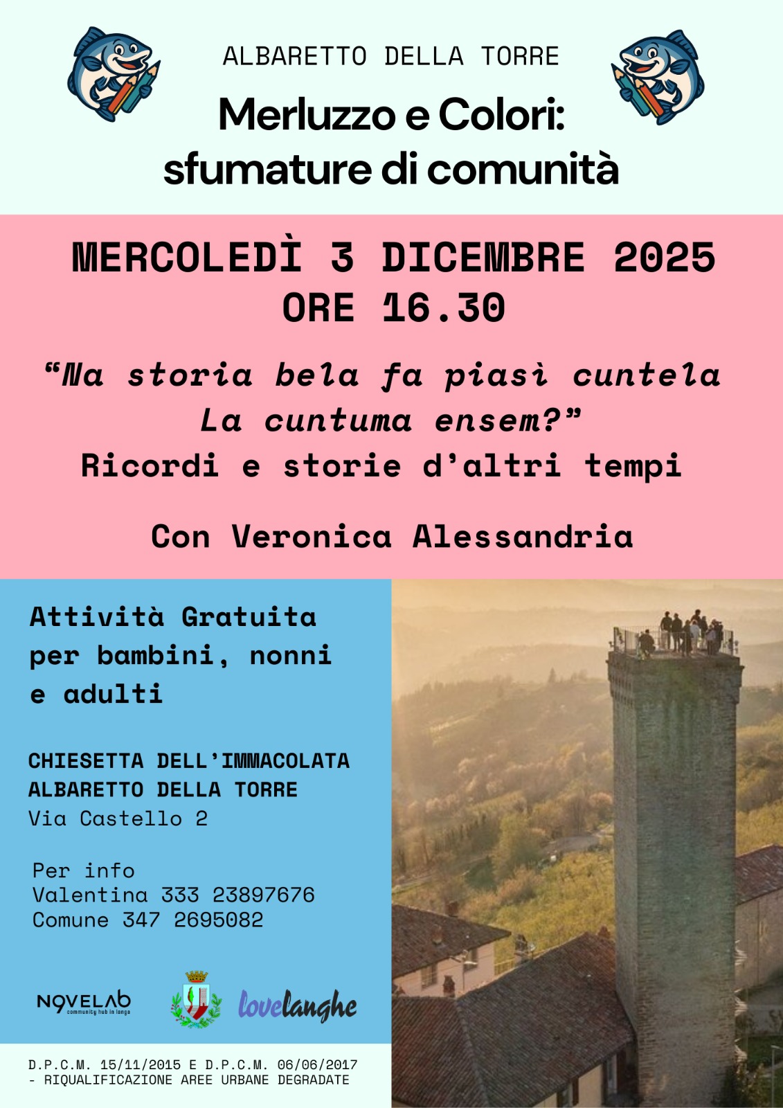 MERLUZZO E COLORI: SFUMATURE DI COMUNITA’