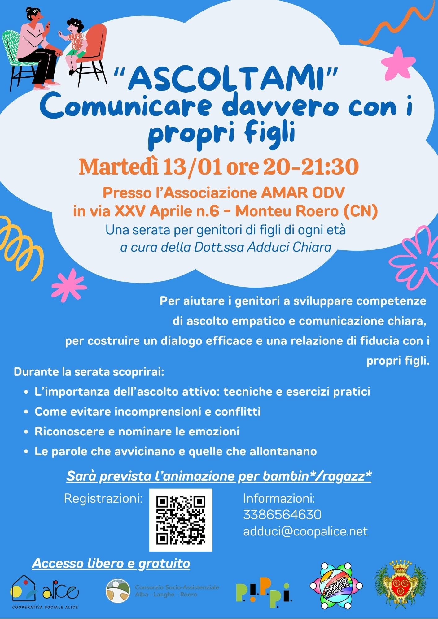 ASCOLTAMI: COMUNICARE DAVVERO CON I PROPRI FIGLI